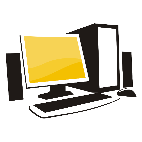 Illustration of a desktop computer