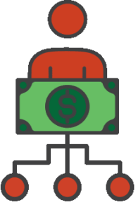 pyramid scheme icon