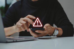 getting an alert on a smartphone