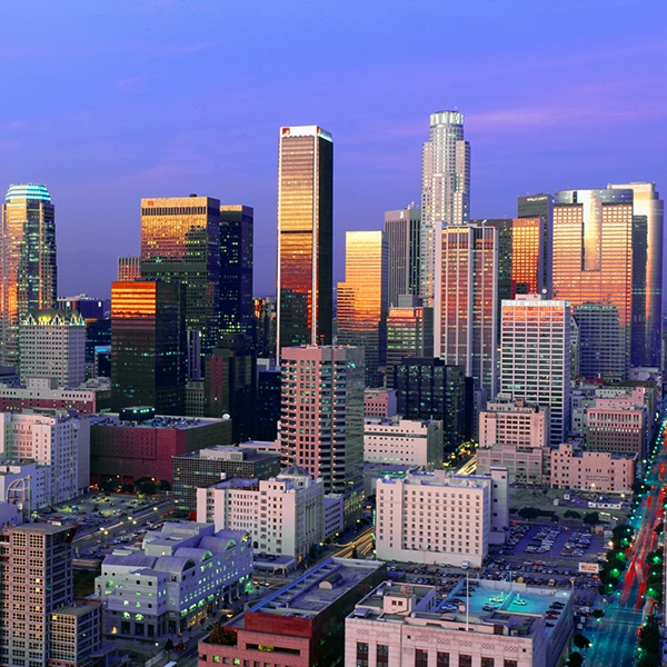 Los Angeles downtown skyline